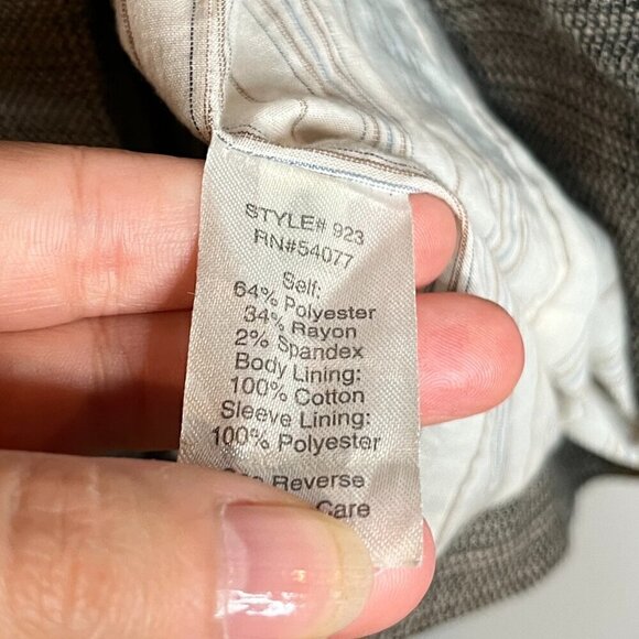 CAbi patterned Barrister Blazer Style 923 - Picture 4 of 5